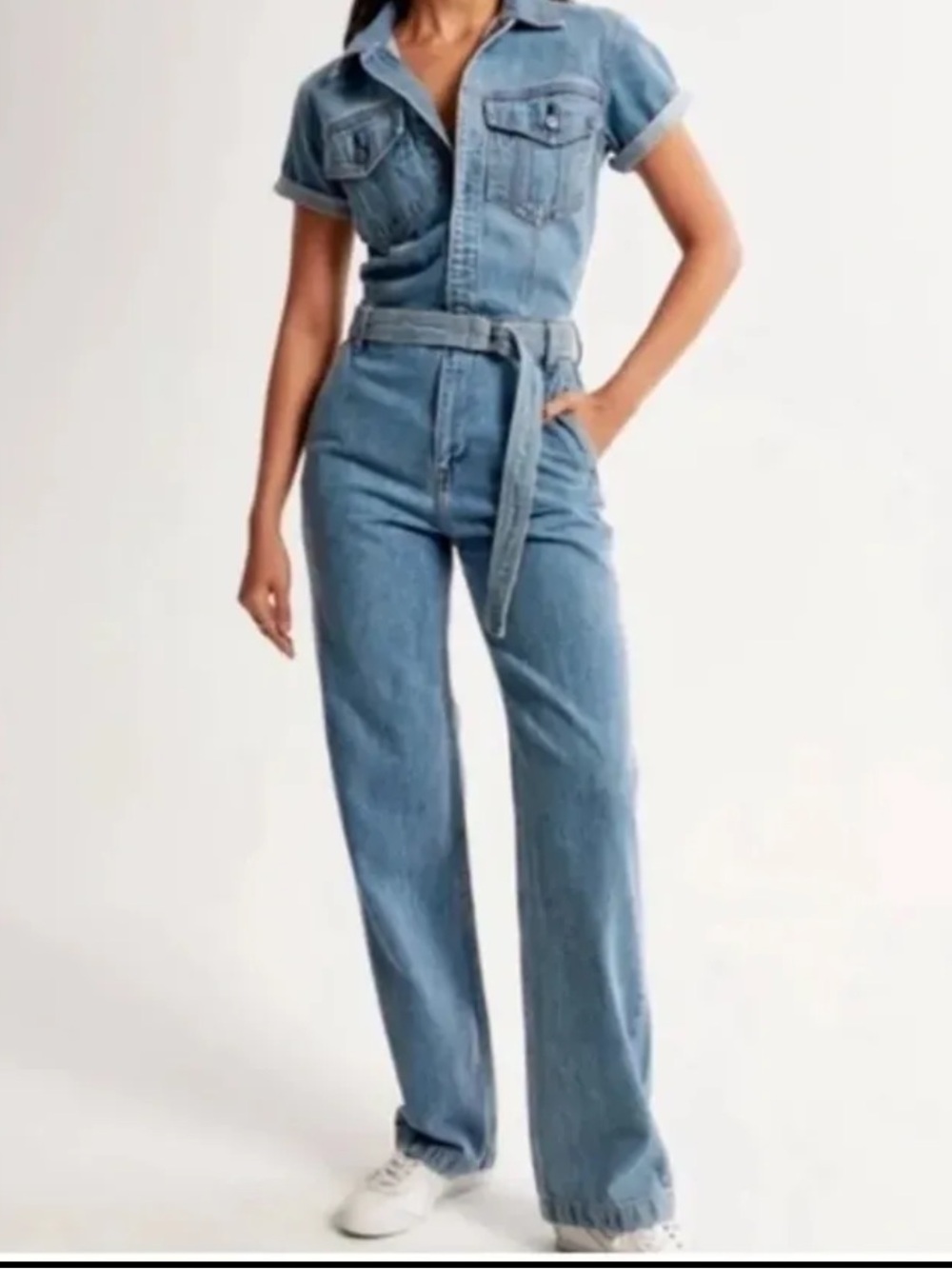 Abercrombie | Denim Jumpsuit